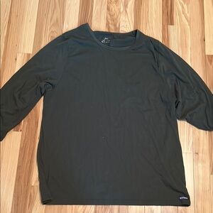 Women's Long Sleeve Top - Dark Green